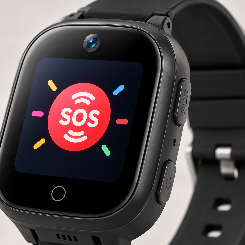 Montre connectée enfant 4G – GPS, appel vidéo et bouton SOS, sans réseaux sociaux